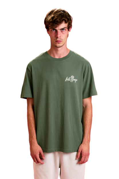 SIGNATURE T-SHIRT - OLIVE GREEN