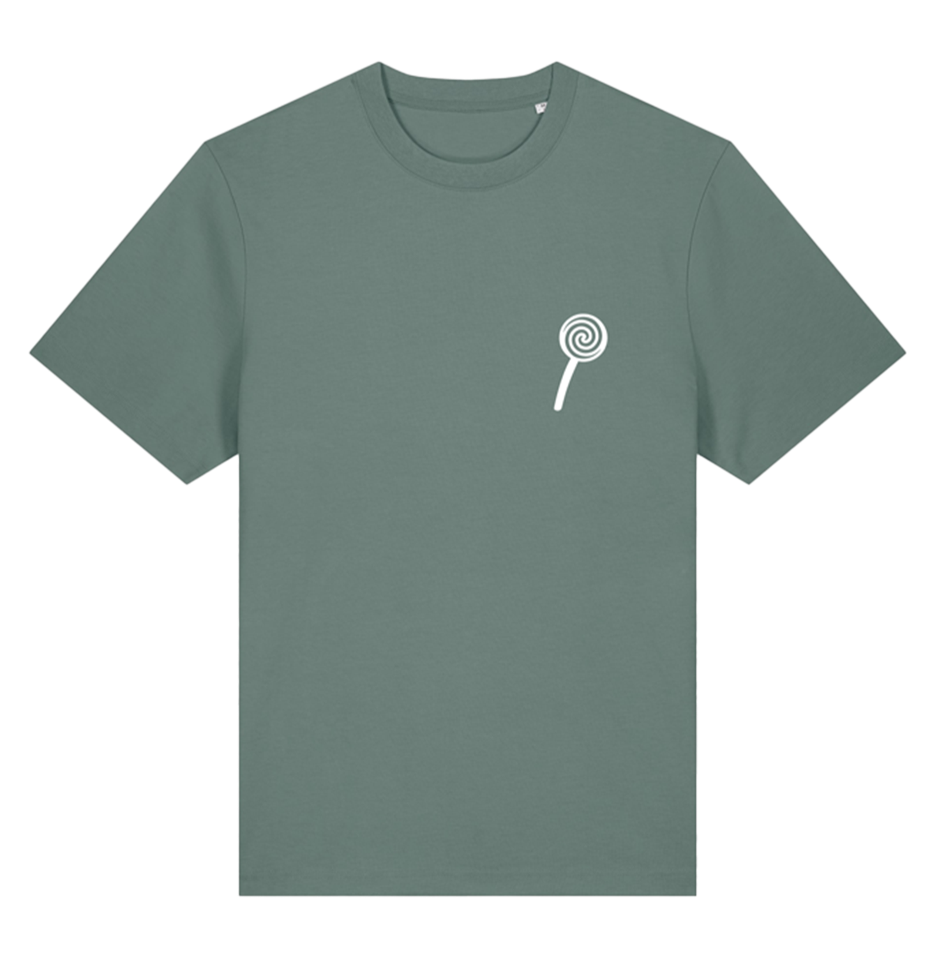 SMILE T-SHIRT - OLIVE GREEN