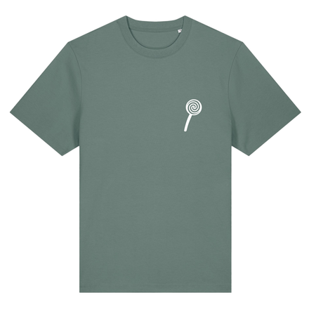 SMILE T-SHIRT - OLIVE GREEN