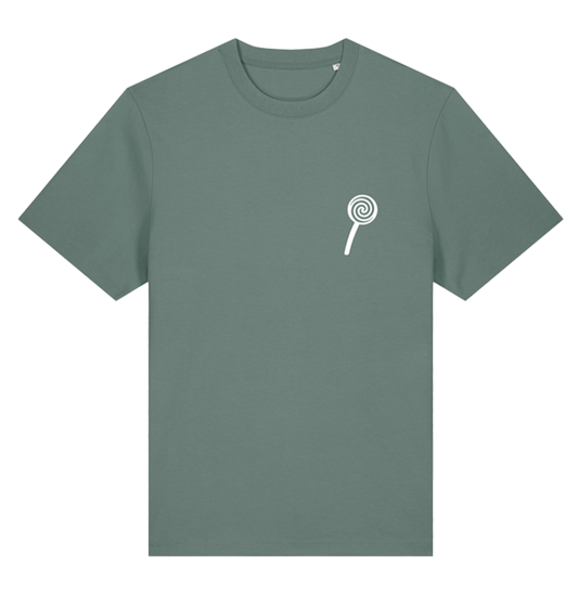 SMILE T-SHIRT - OLIVE GREEN